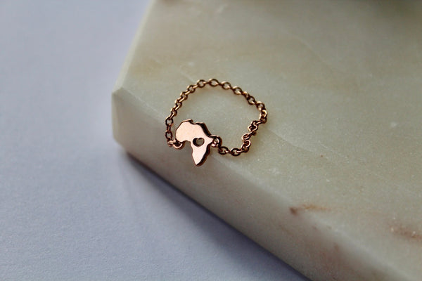 Love from Africa Chain Ring